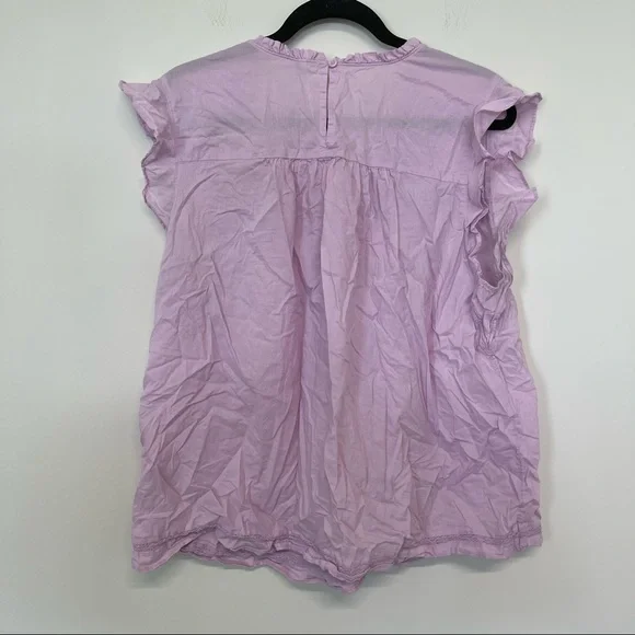 Old Navy Ruffle Sleeveless Light Purple Blouse Top Women’s Plus Size XXL - Picture 4 of 4